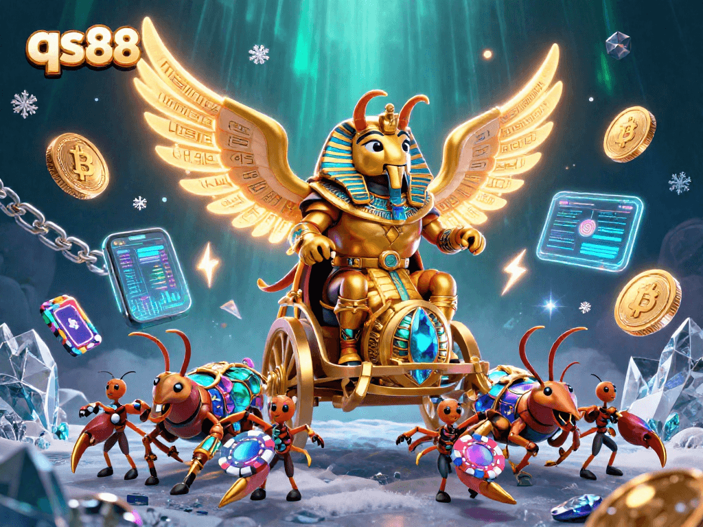 Engage in exciting gameplay with qs88 while exploring a vibrant underwater casino world.