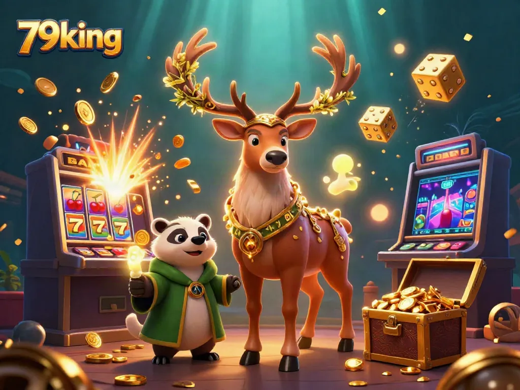 Engage with thrilling 79king casino adventure amidst vibrant slot machine action.