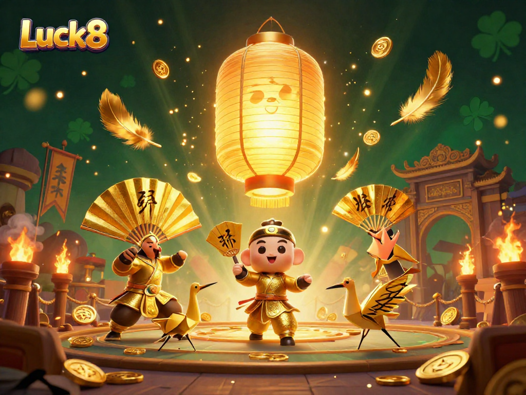 Engage with Luck8’s captivating online casino experience featuring vibrant characters and dynamic gaming elements.