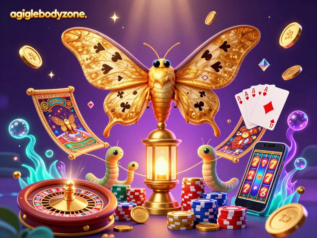 Experience the excitement of agilebodyzone's 3D casino scene with vibrant characters and animated elements.