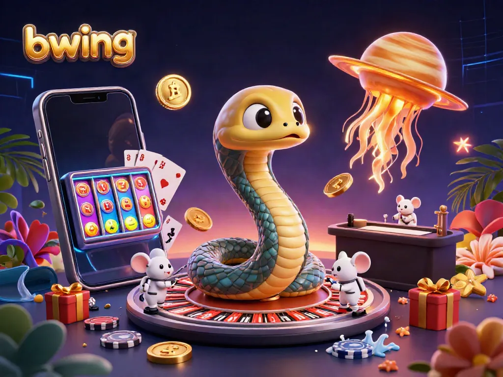 Engage with bwing's dynamic gambling scene featuring cosmic dealer and astronaut mice betting