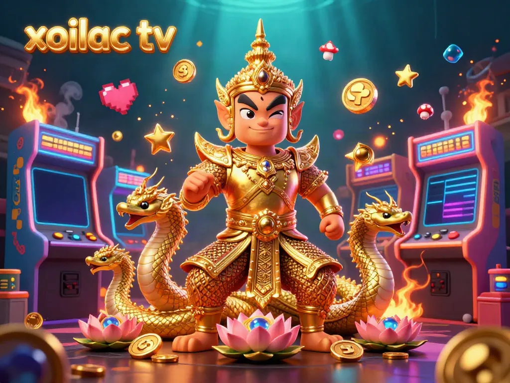 Experience thrilling gameplay with xoilac tv in this vibrant and dynamic casino scene