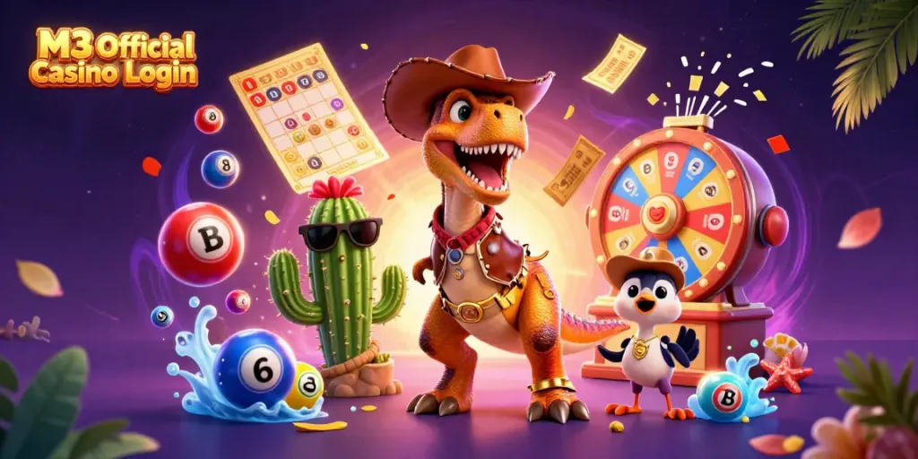 Experience the thrilling games with M3 Official Casino Login, featuring live gaming elements and vibrant visuals.
