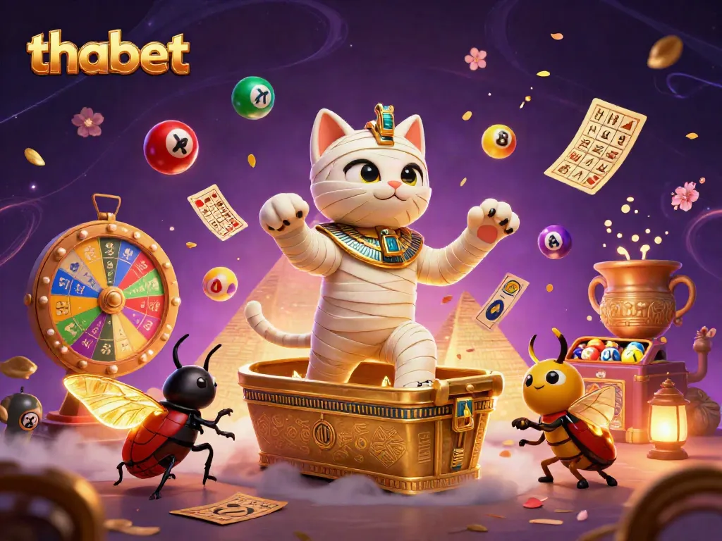 Experience the thrill at thabet with an engaging 3D illustration showcasing a vibrant casino scene filled with excitement.