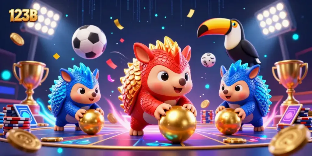 Experience thrilling action with 123B, where colorful pangolins play against sparkling casino games.